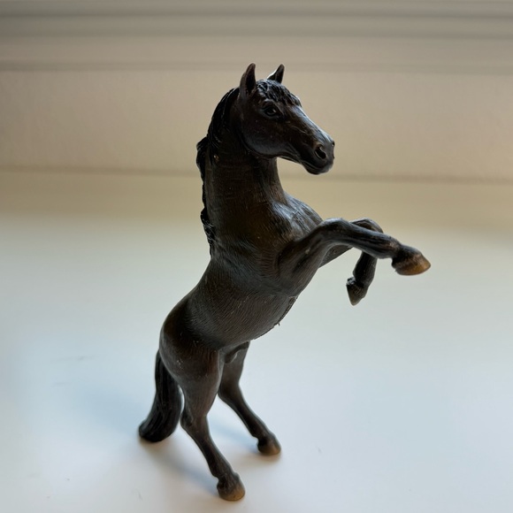 Schleich 6” Rearing Black Mustang Stallion 2006 Retired Horse Figure Germany - Picture 1 of 9